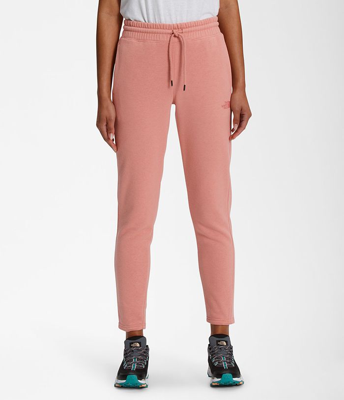 The North Face Womens Pants Half Dome Crop Jogger 740YGRVKN - Rose